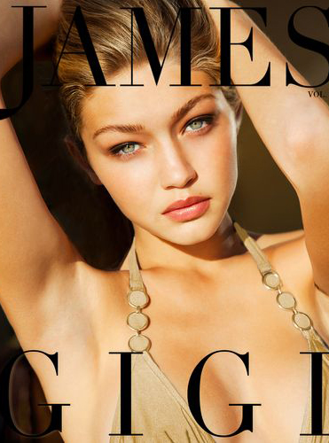 Gigi Hadid James Magazine Cover Jeremy Meeks White Cross Magazine Cover - Shot by Jim Jordan Photography