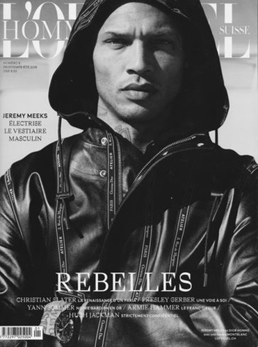 Jeremy Meeks Homme L'Officiel White Cross Management - Shot by Jim Jordan Photography