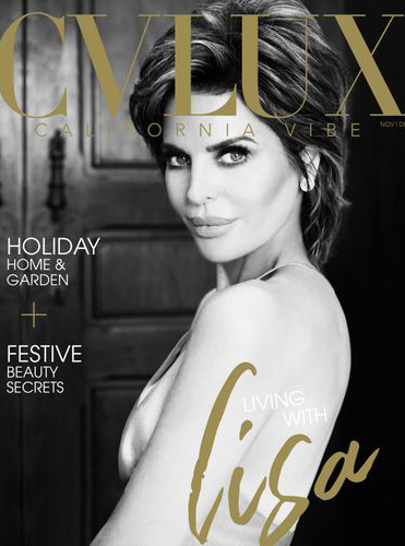 Lisa Rinna CVLUX Magazine Cover White Cross Management - Shot by Jim Jordan Photography