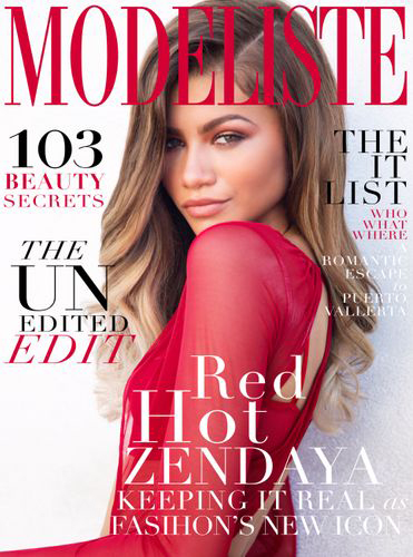 Zendaya Modeliste Magazine Cover White Cross Management - Shot by Jim Jordan Photography