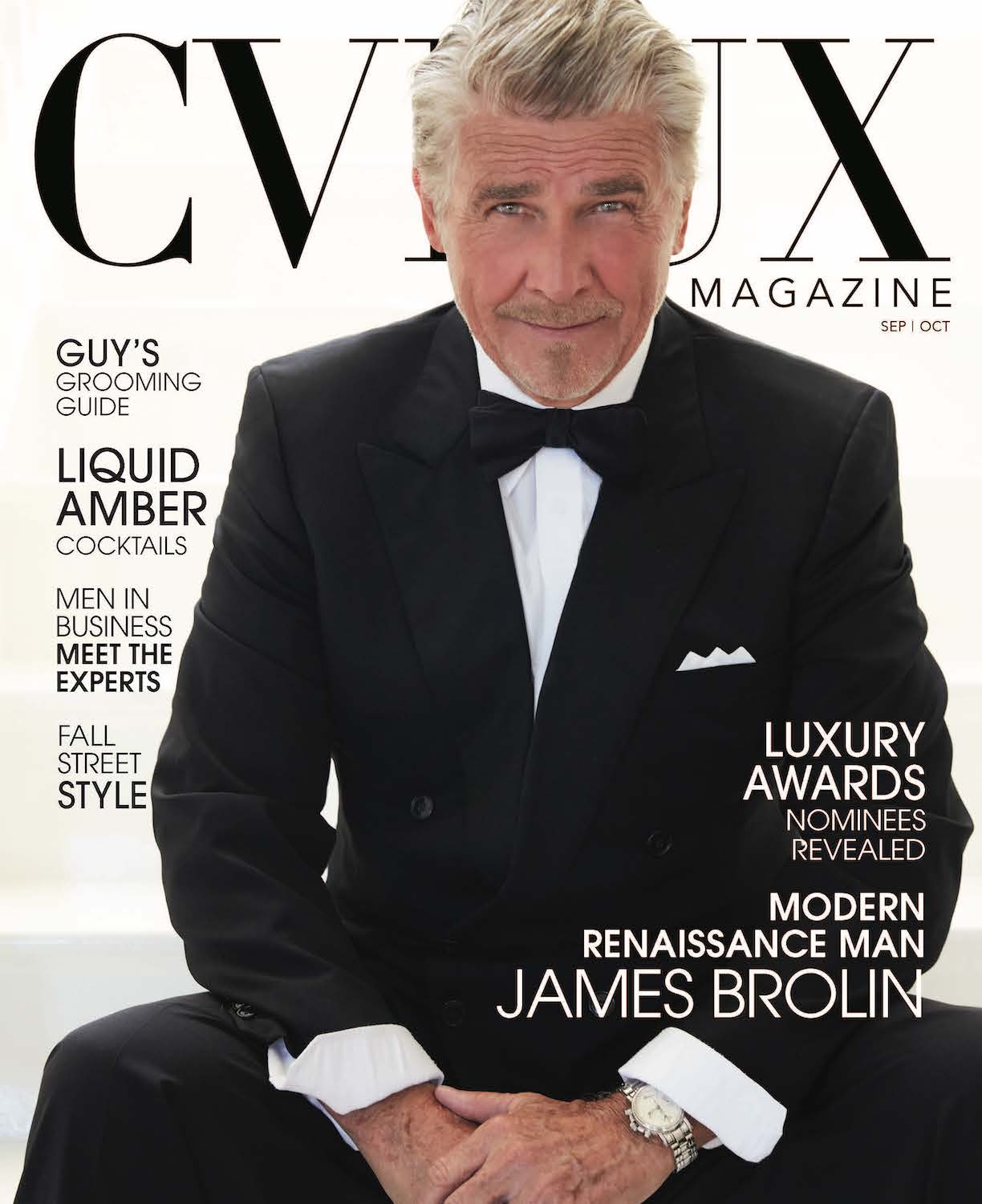 James Brolin CVLUX magazine cover photographed by Jim Jordan