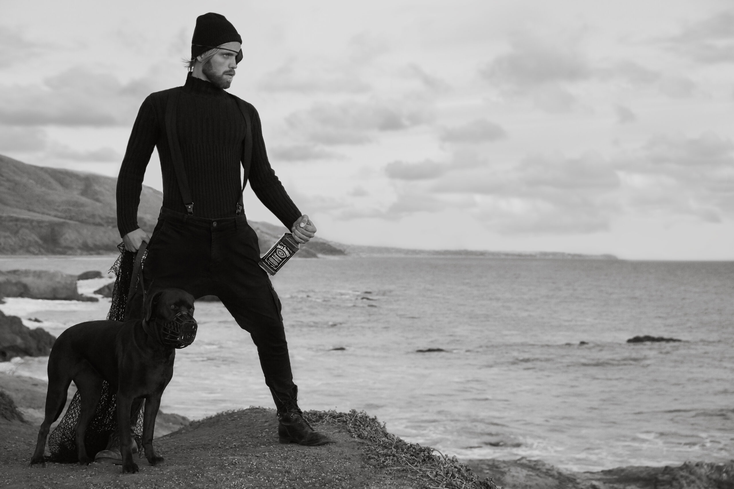 Model Dax Blinn photographed by celebrity fashion photographer Jim Jordan for James Magazine