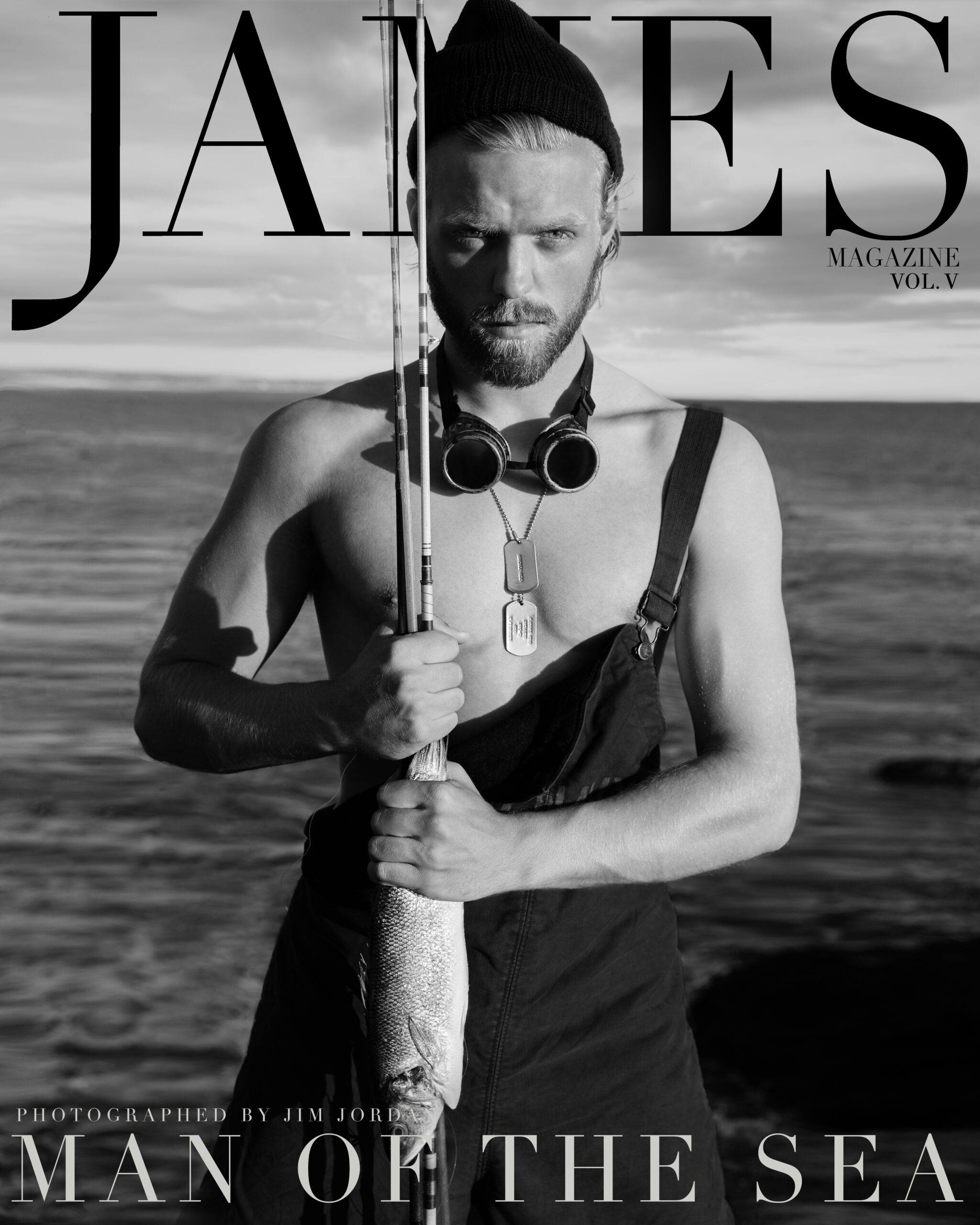 Model Dax Blinn photographed by celebrity fashion photographer Jim Jordan for James Magazine