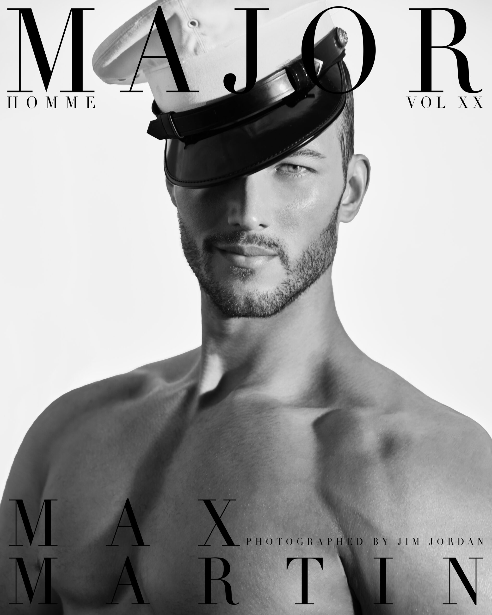 Model Max Martin photographed by celebrity fashion photographer Jim Jordan for Major Magazine