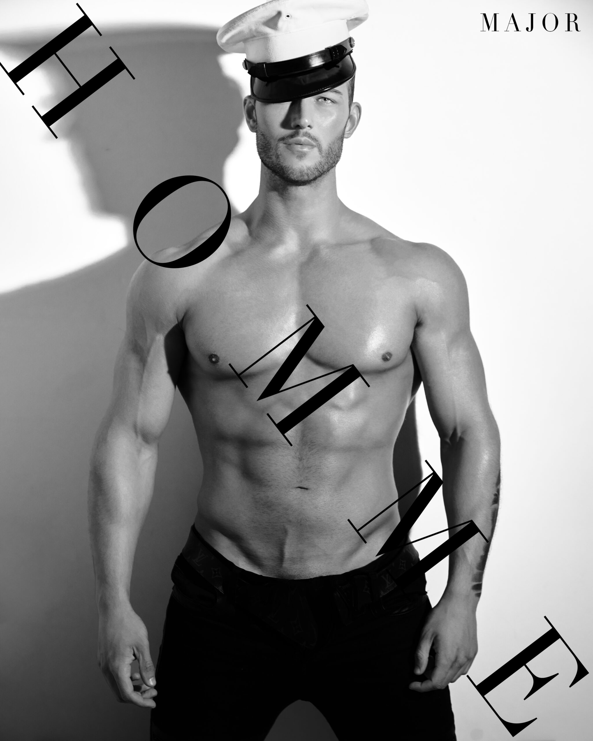 Model Max Martin photographed by celebrity fashion photographer Jim Jordan for Major Magazine