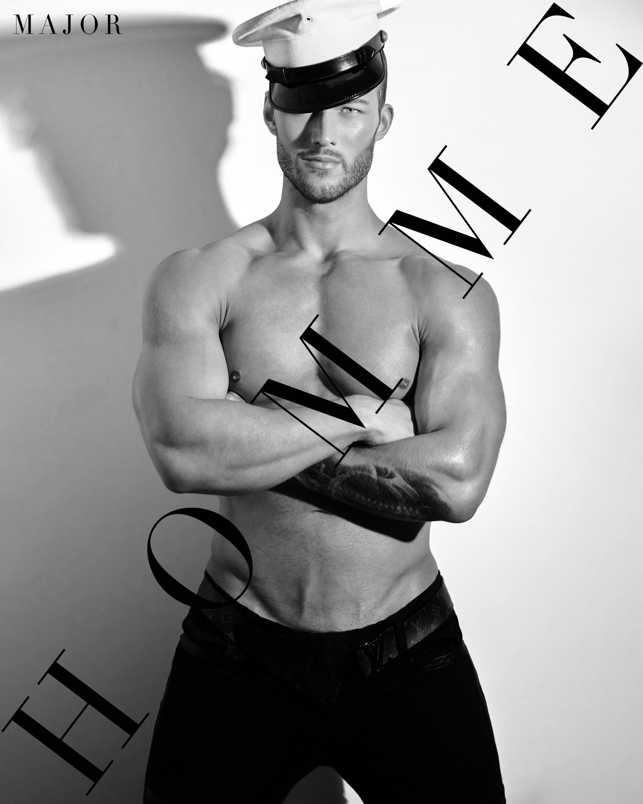 Model Max Martin photographed by celebrity fashion photographer Jim Jordan for Major Magazine
