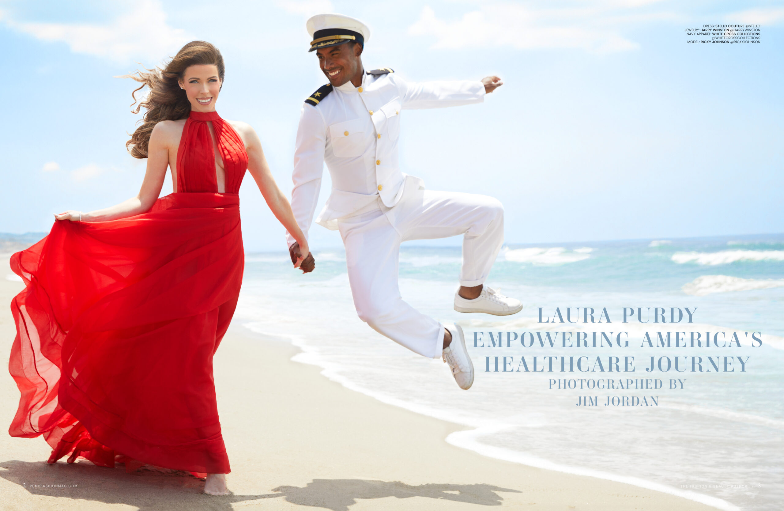 Laura Purdy shot by celebrity fashion photographer Jim Jordan for Pump Magazine