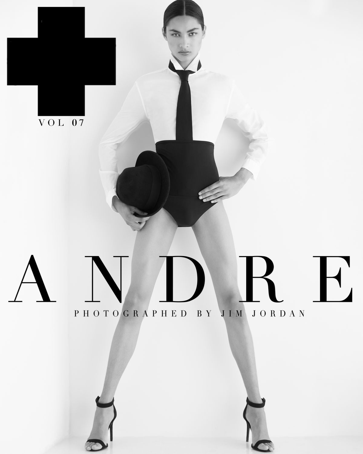 Model Andre Woodford is pictured in a photoshoot for White Cross magazine photographed by celebrity fashion photographer Jim Jordan.