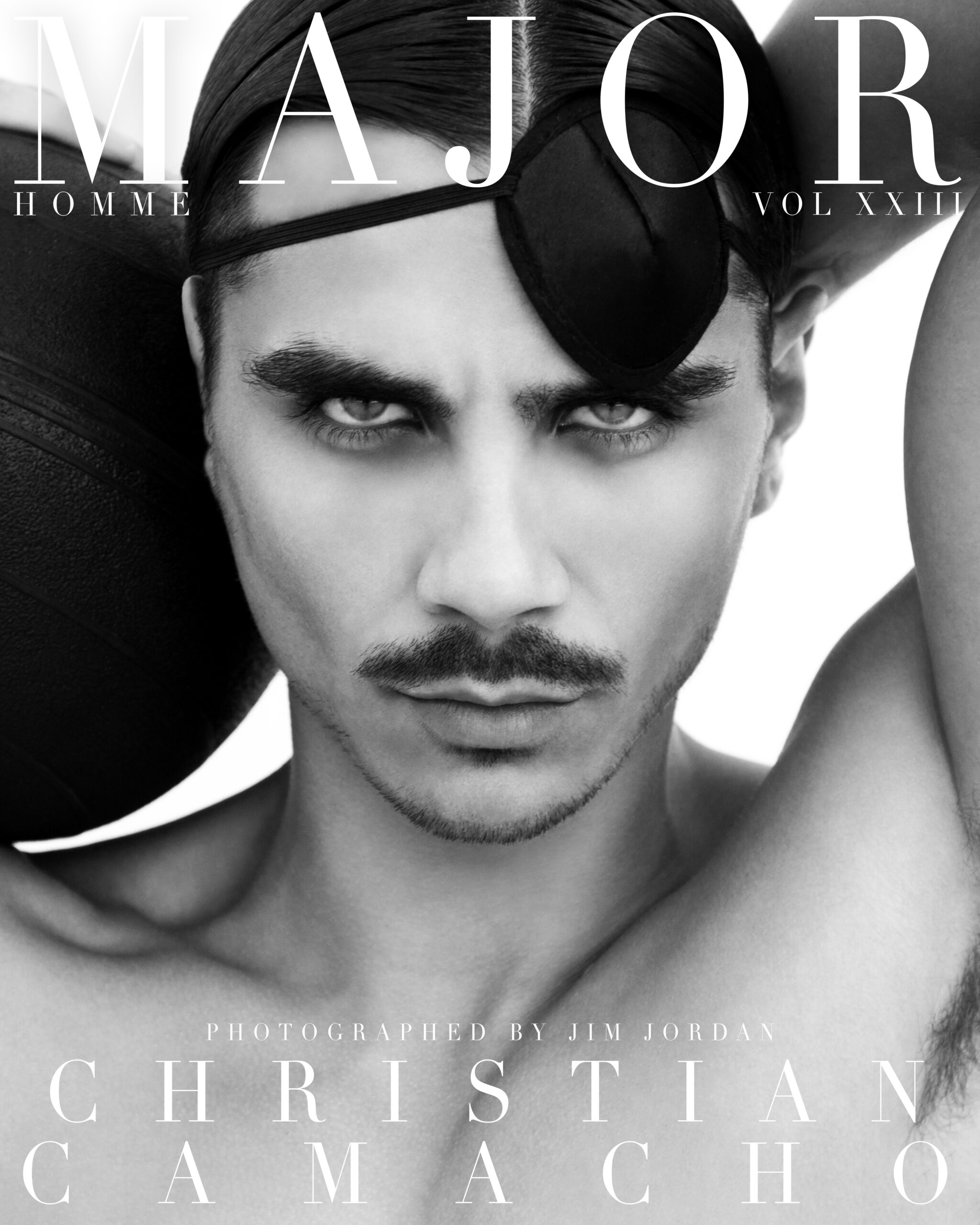 Model Christian Camacho is pictured in a photoshoot for Major magazine photographed by celebrity fashion photographer Jim Jordan.