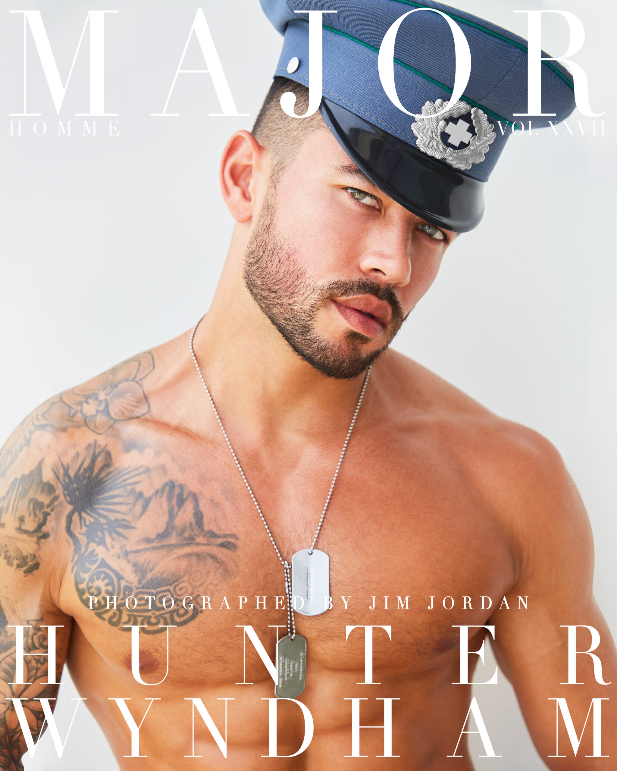 Model Hunter Wyndham is pictured in a photoshoot for Major magazine photographed by celebrity fashion photographer Jim Jordan.