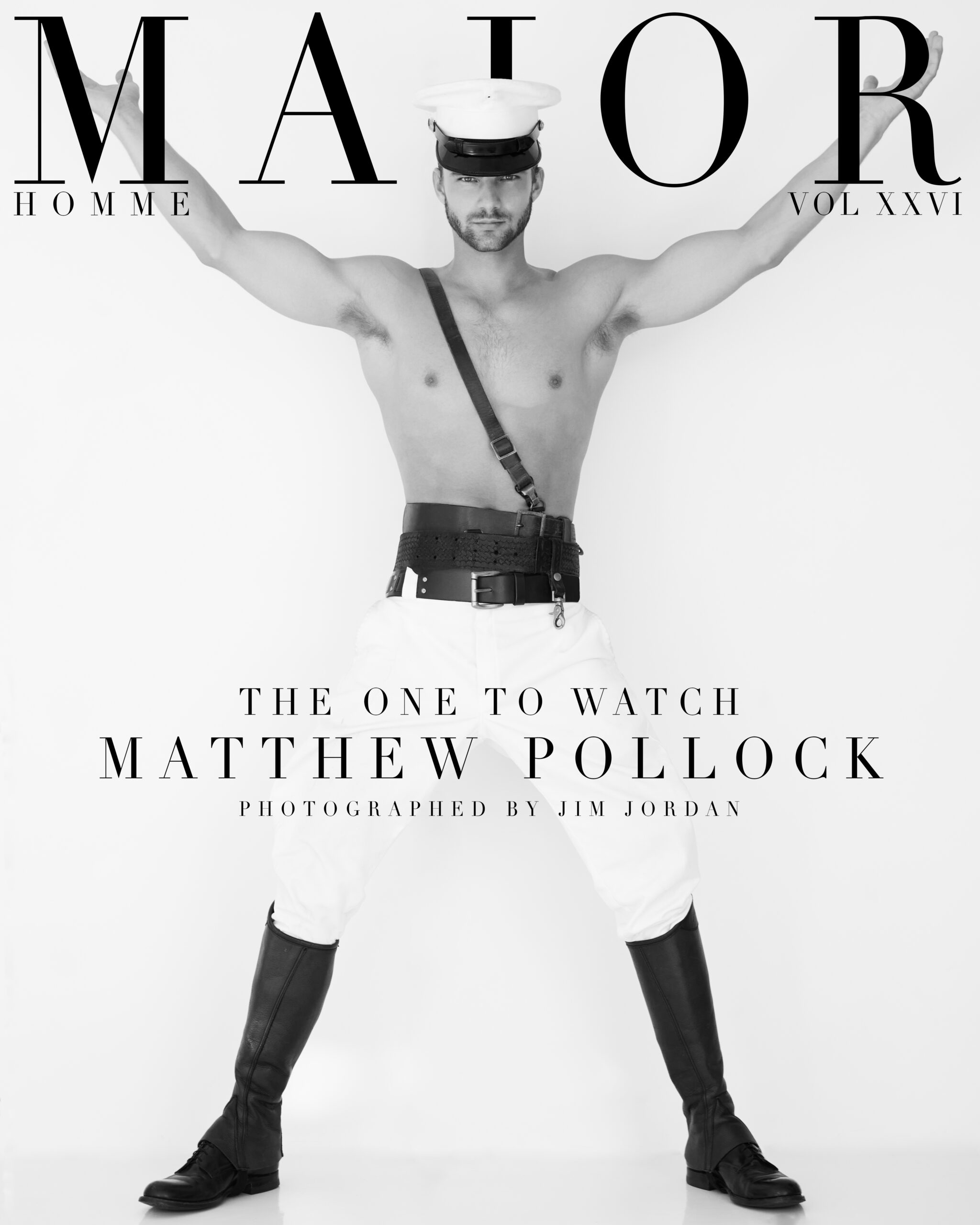 Model Matthew Pollock is pictured in a photoshoot for Major magazine photographed by celebrity fashion photographer Jim Jordan.