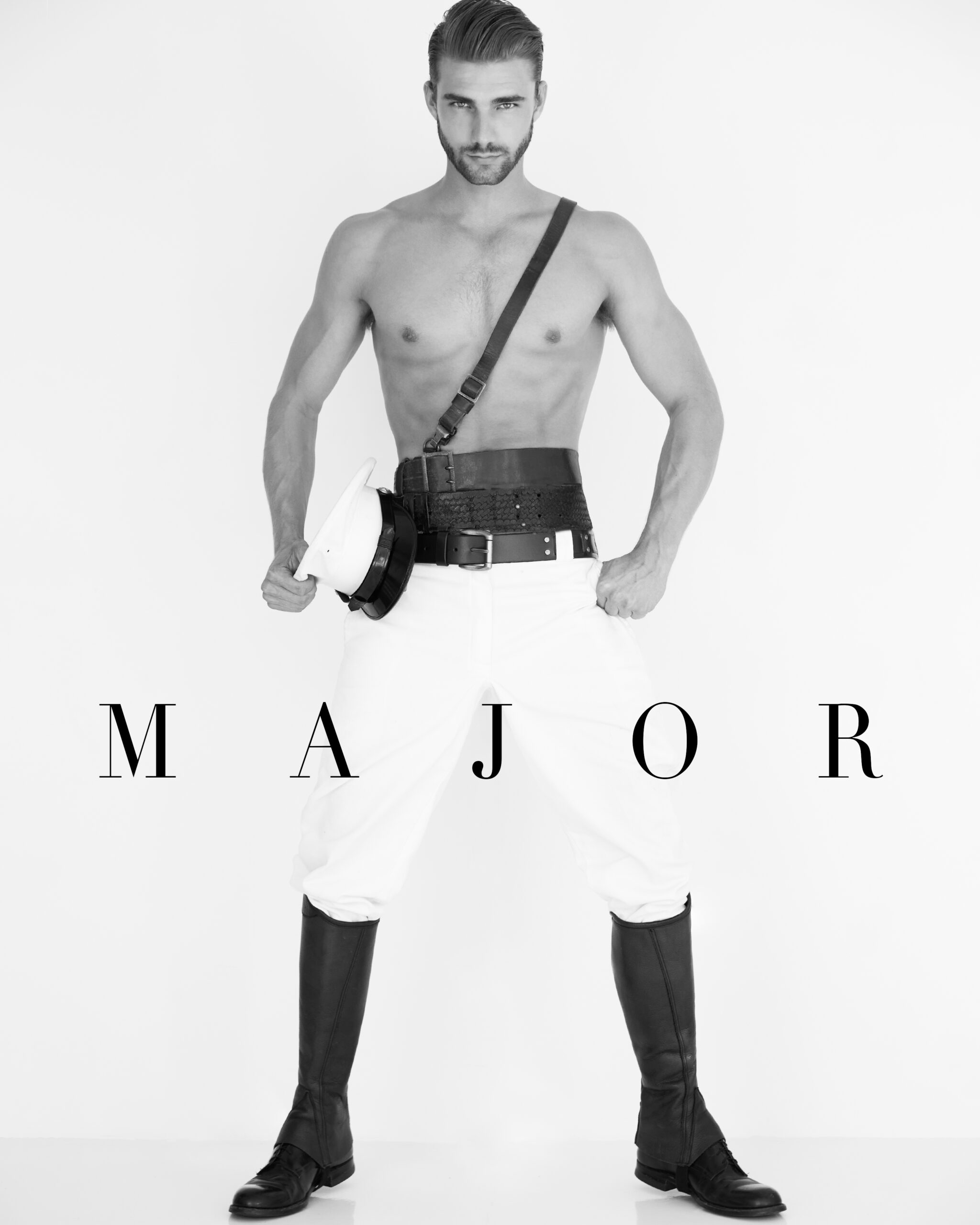 Model Matthew Pollock is pictured in a photoshoot for Major magazine photographed by celebrity fashion photographer Jim Jordan.