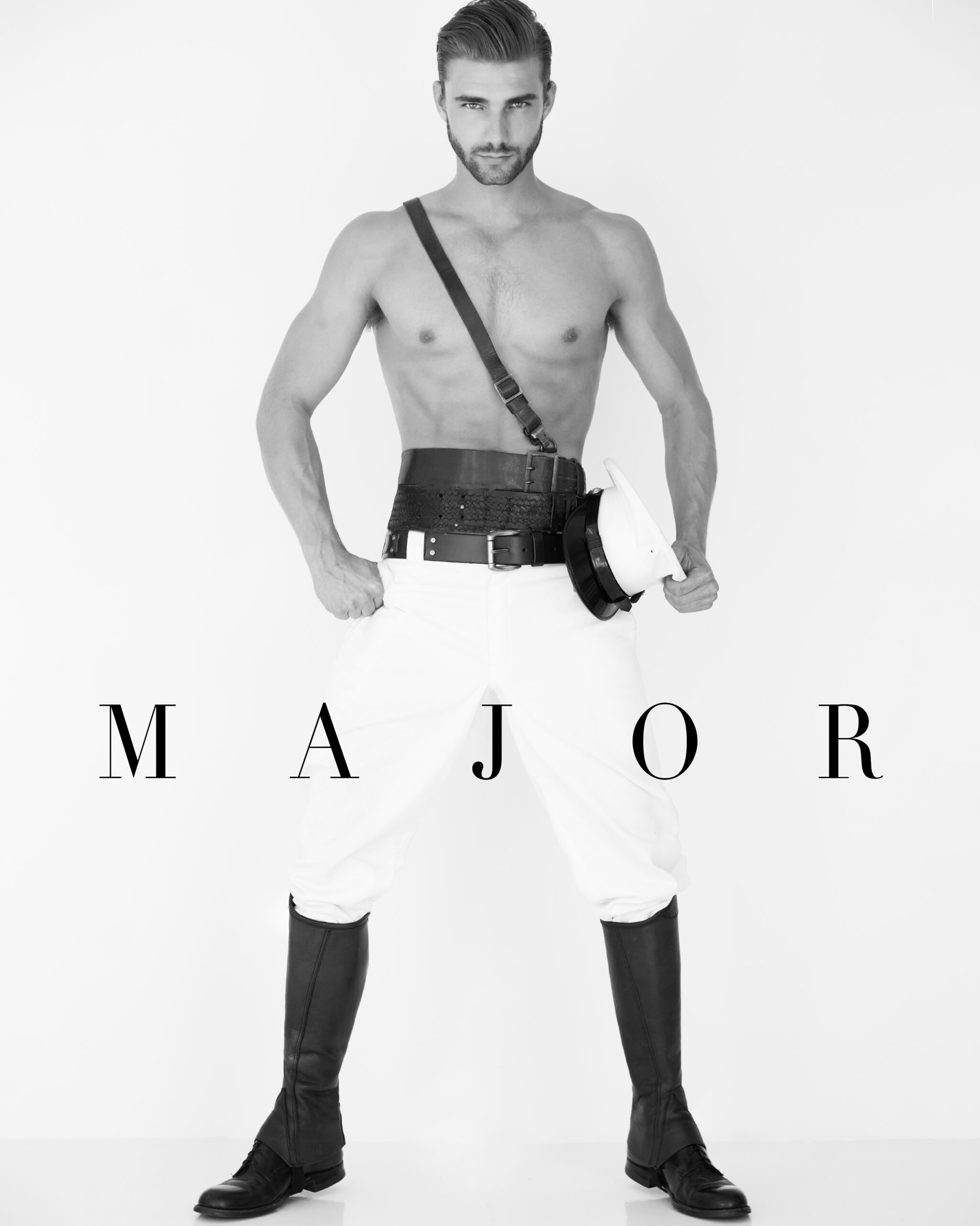 Model Matthew Pollock is pictured in a photoshoot for Major magazine photographed by celebrity fashion photographer Jim Jordan.