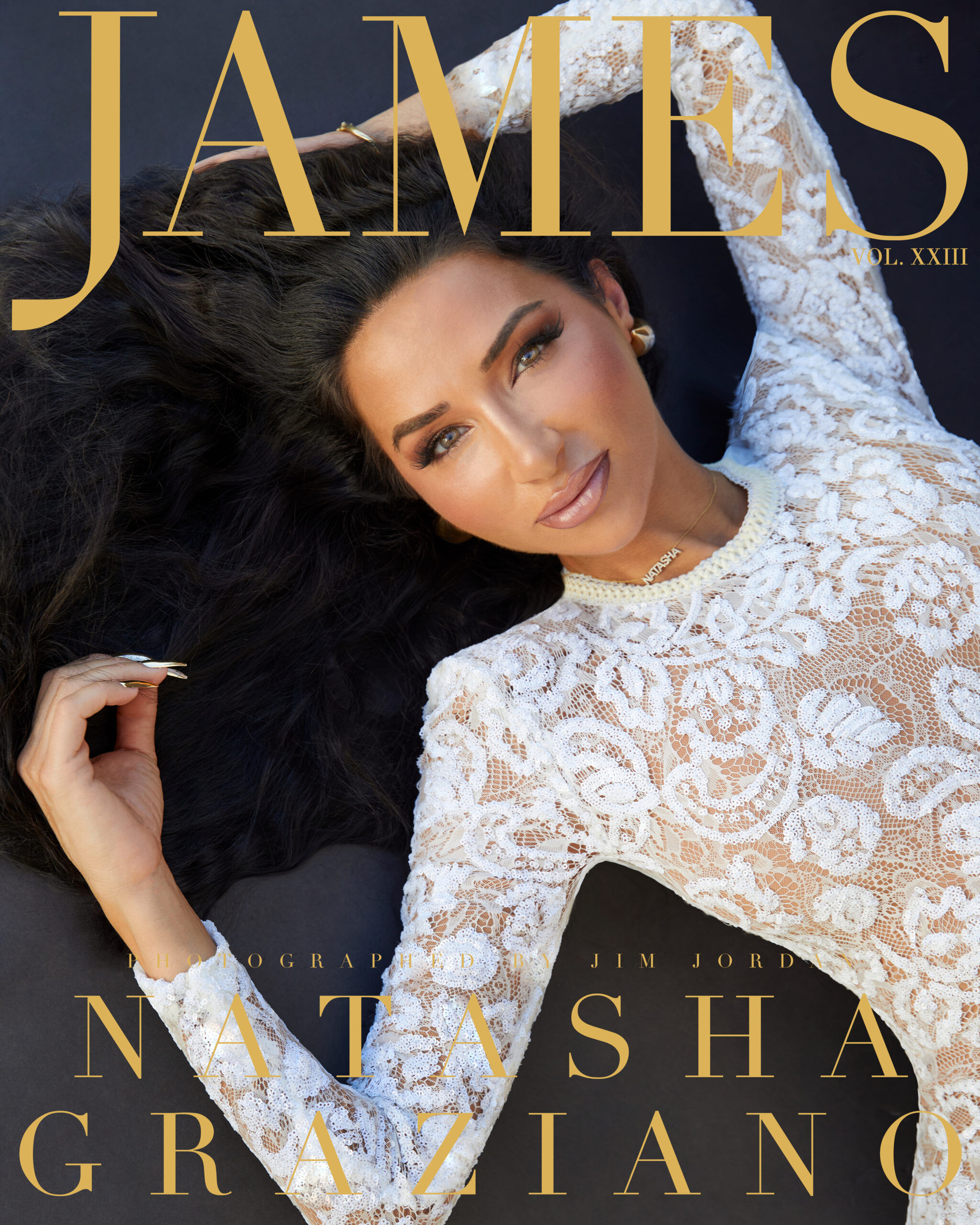 Model Natasha Graziano is pictured in a photoshoot for James magazine photographed by celebrity fashion photographer Jim Jordan.