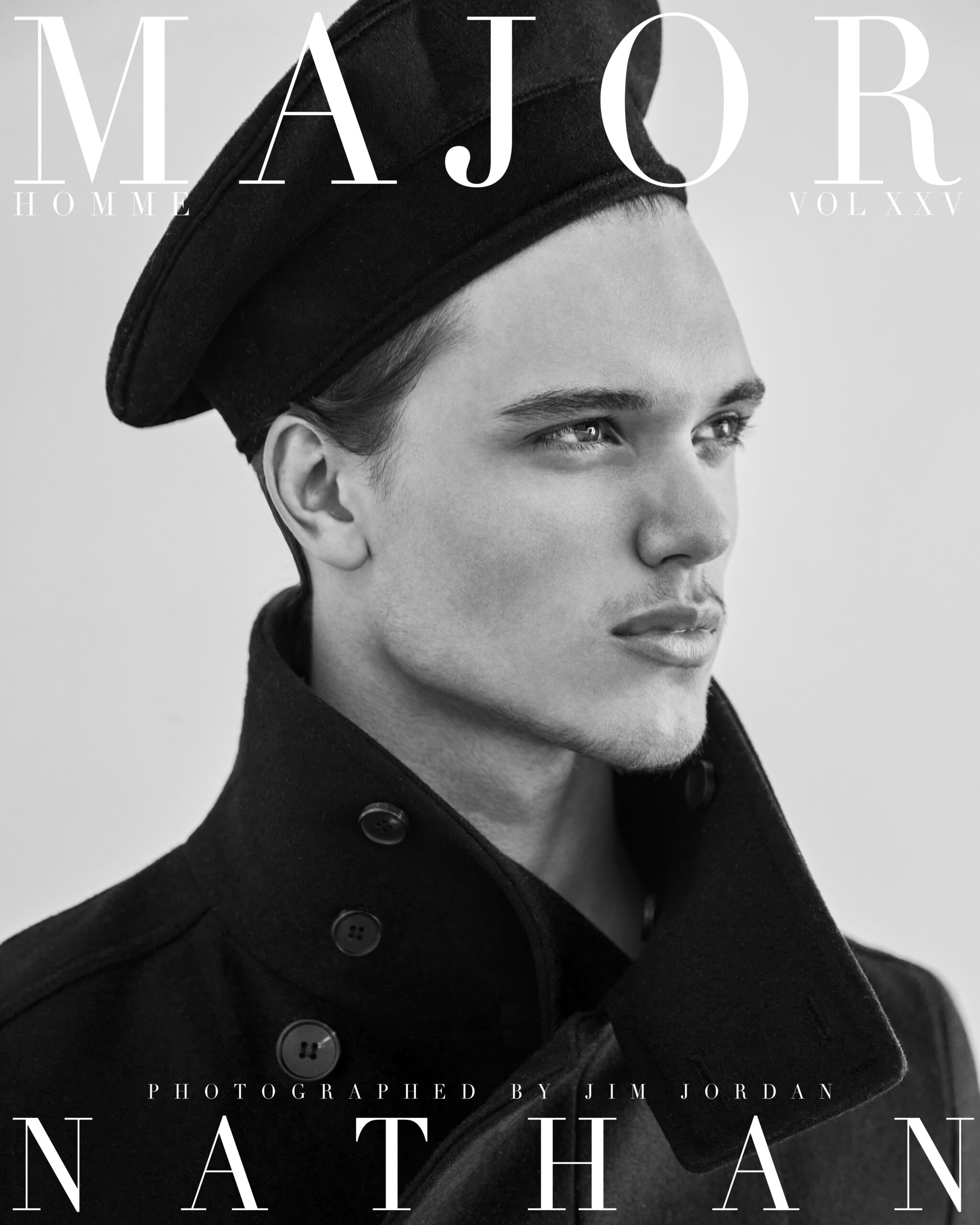 Model Nathan Ellsworth is pictured in a photoshoot for Major magazine photographed by celebrity fashion photographer Jim Jordan.