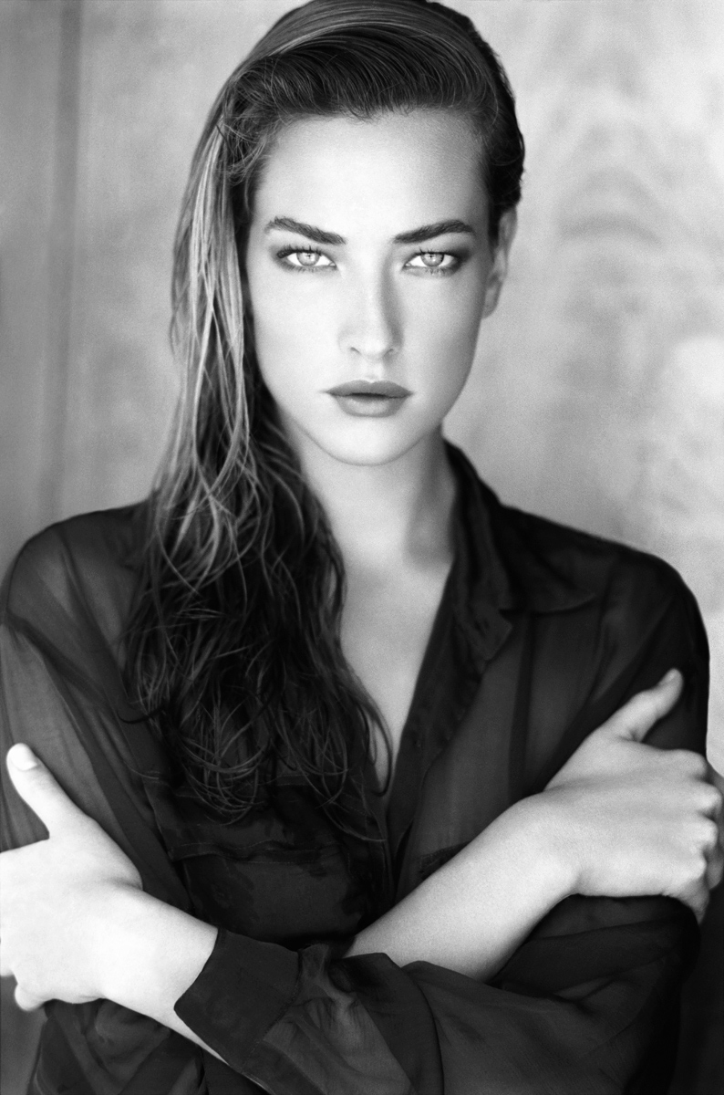 Model Tatiana Patitz photographed by Jim Jordan.